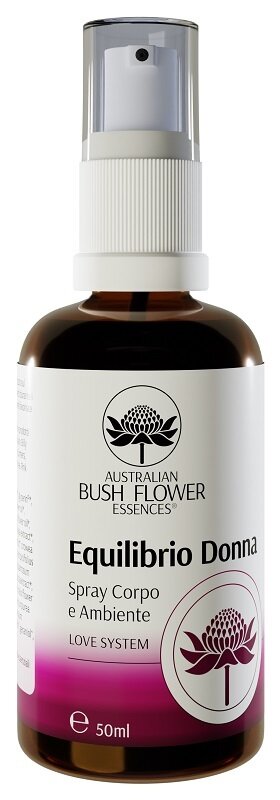 Australian bush flower essences equilibrio donna vaporizzatore 50 ml