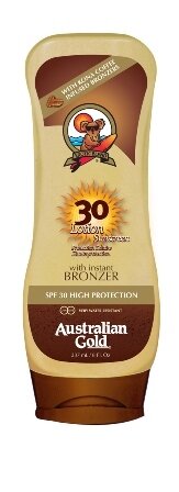 Australian gold spf30 lotion lozione solare con bronzer 237 ml