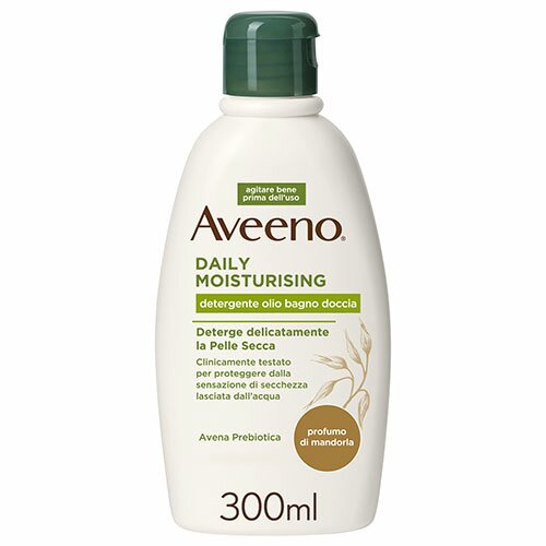 Aveeno Daily Moisturising Olio Detergente Alla Mandorla 300 ml