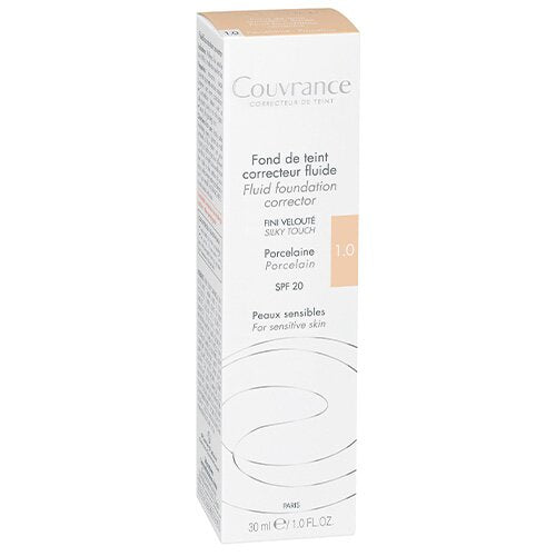 Avène Couvrance Fondotinta Correttore Fluido Porcellana 30 ml
