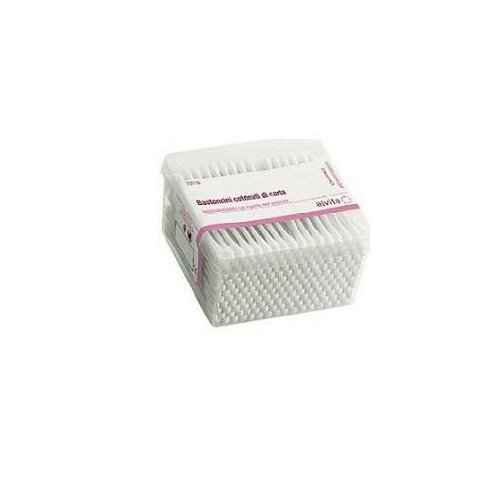 Bastoncini cotone 200 pezzi alvita
