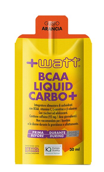 Bcaa liquid carbo+ arancia 30 ml