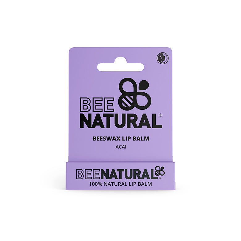 Bee natural lip balm acai berr