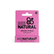 Bee natural lip balm pomegrana