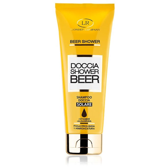 Beer shower shampoo doccia soluzione