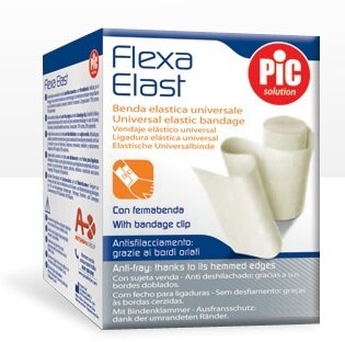 Benda elastica pic bianca cm15x4,5m