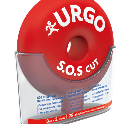 Benda urgo sos cut 3x2,5cm