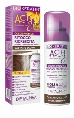 Biokeratin ach8 prodige ritocco ricrescita castano scuro 75 ml dietalinea