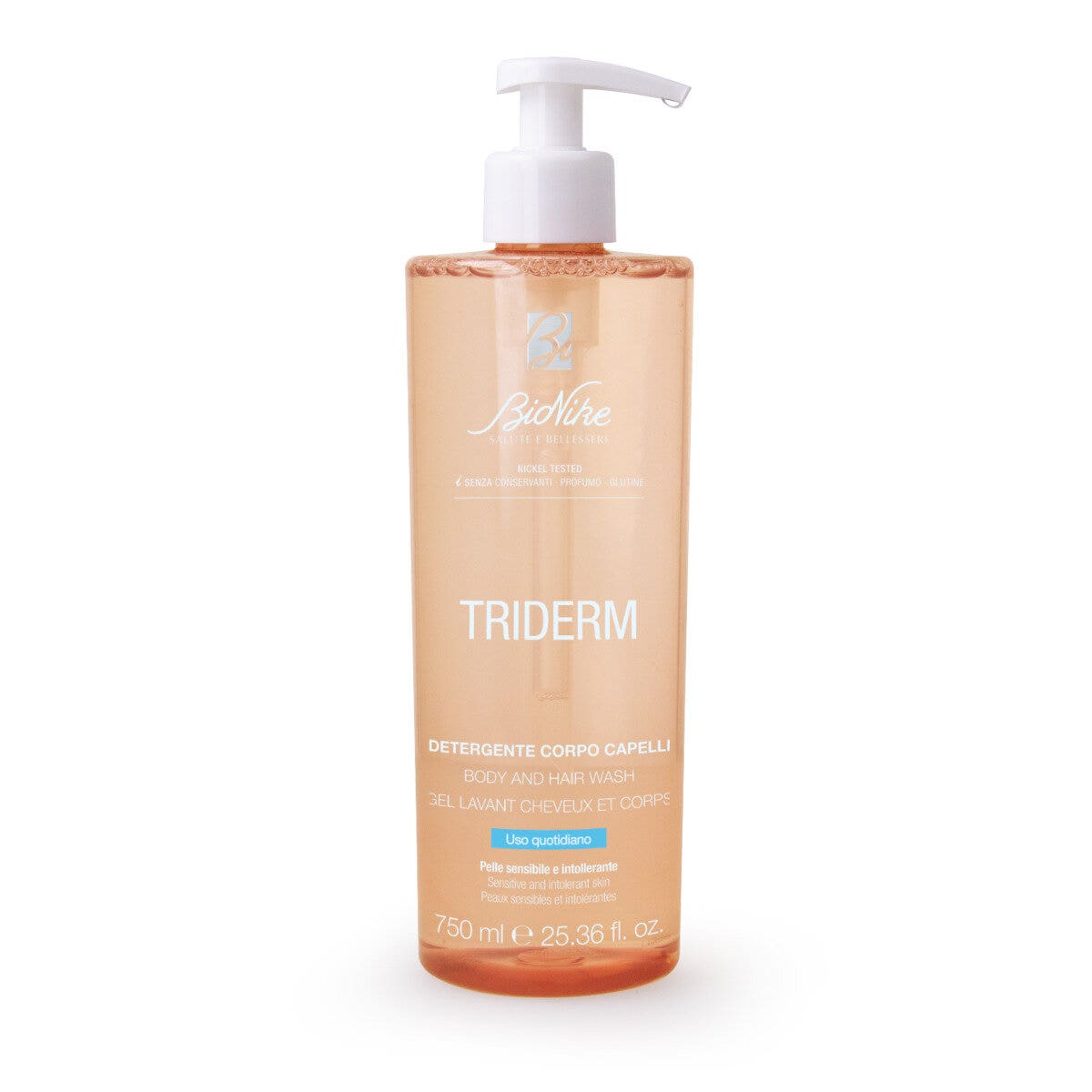 Bionike triderm detergente corpo capelli 750ml