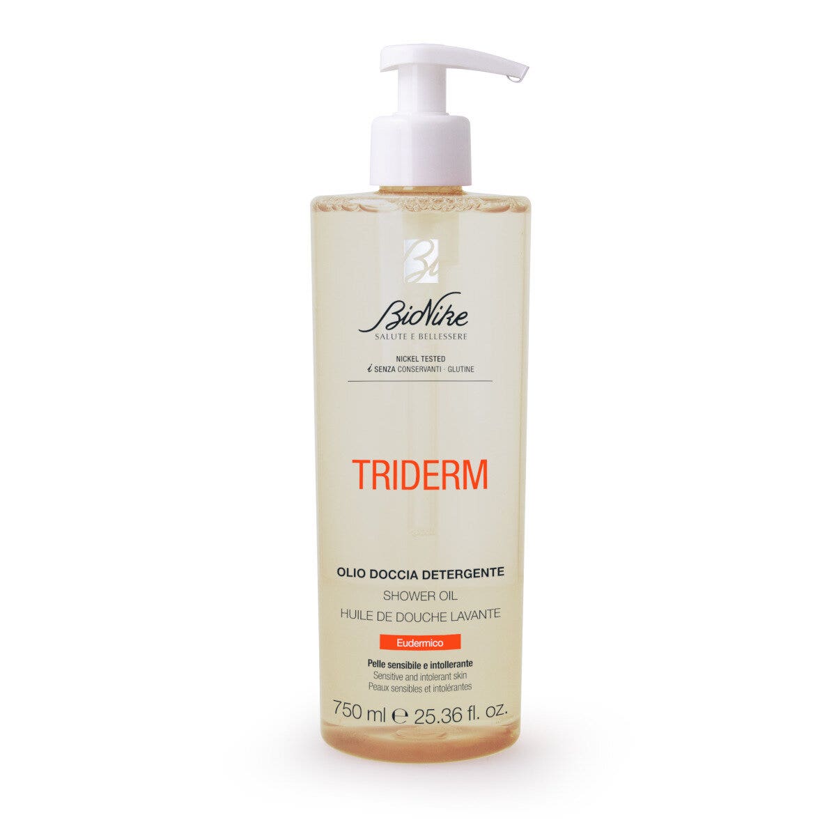 Bionike triderm olio doccia detergente 750ml