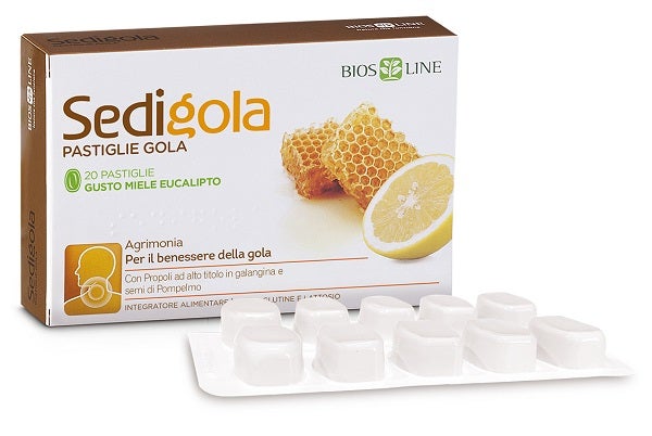 Biosline sedigola gola 20 pastiglie