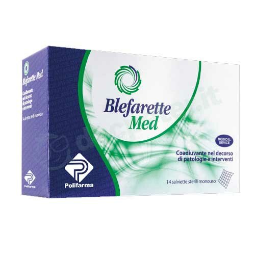 Blefarette Med Salviettine oculari medicate 14 pezzi
