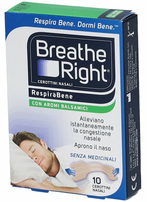 Breath right balsamici 10 pezzi