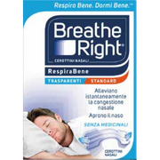 Breathe right trasparenti 10 pezzi