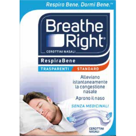 Breathe right trasparenti 30 pezzi