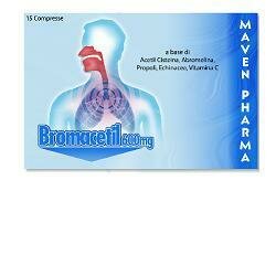 Bromacetil 600 mg Integratore Apparato Respiratorio 15 compresse