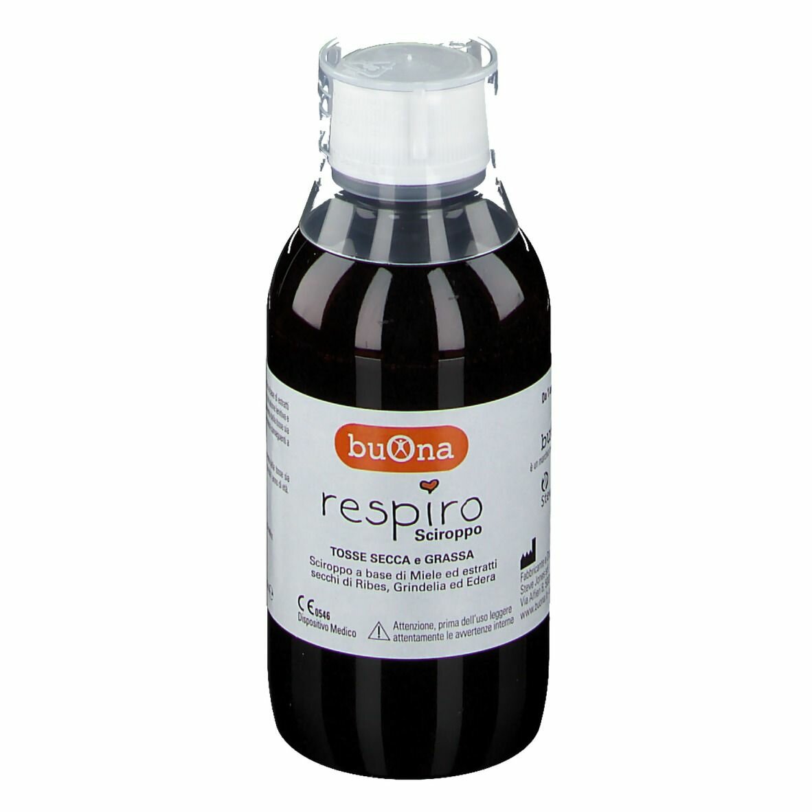 Buona Respiro Sciroppo Bambini per Tosse Secca e Grassa 140 ml