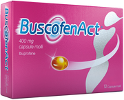 Buscofen Act 400 mg Ibuprofene 12 Capsule Molli