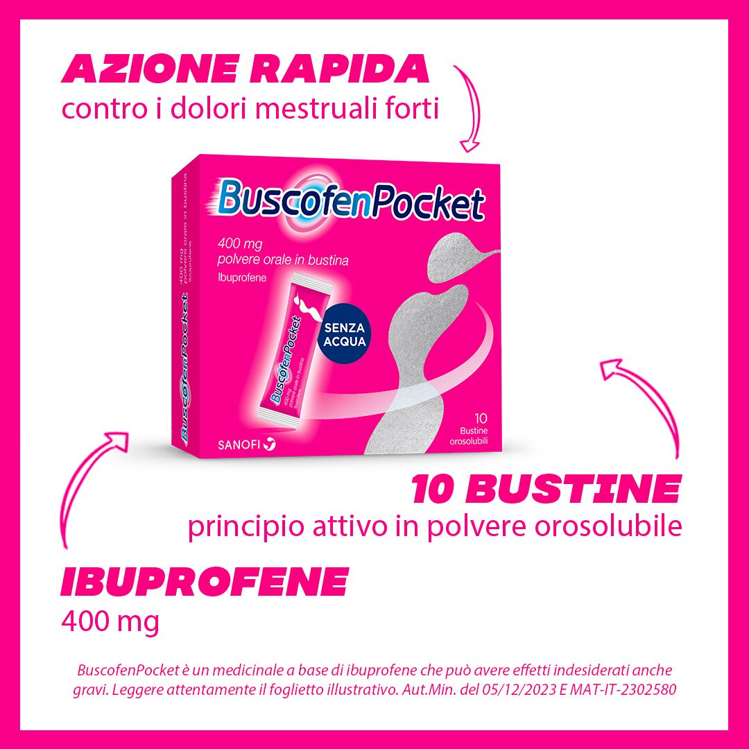Buscofenpocket 10 Bustine 400 mg