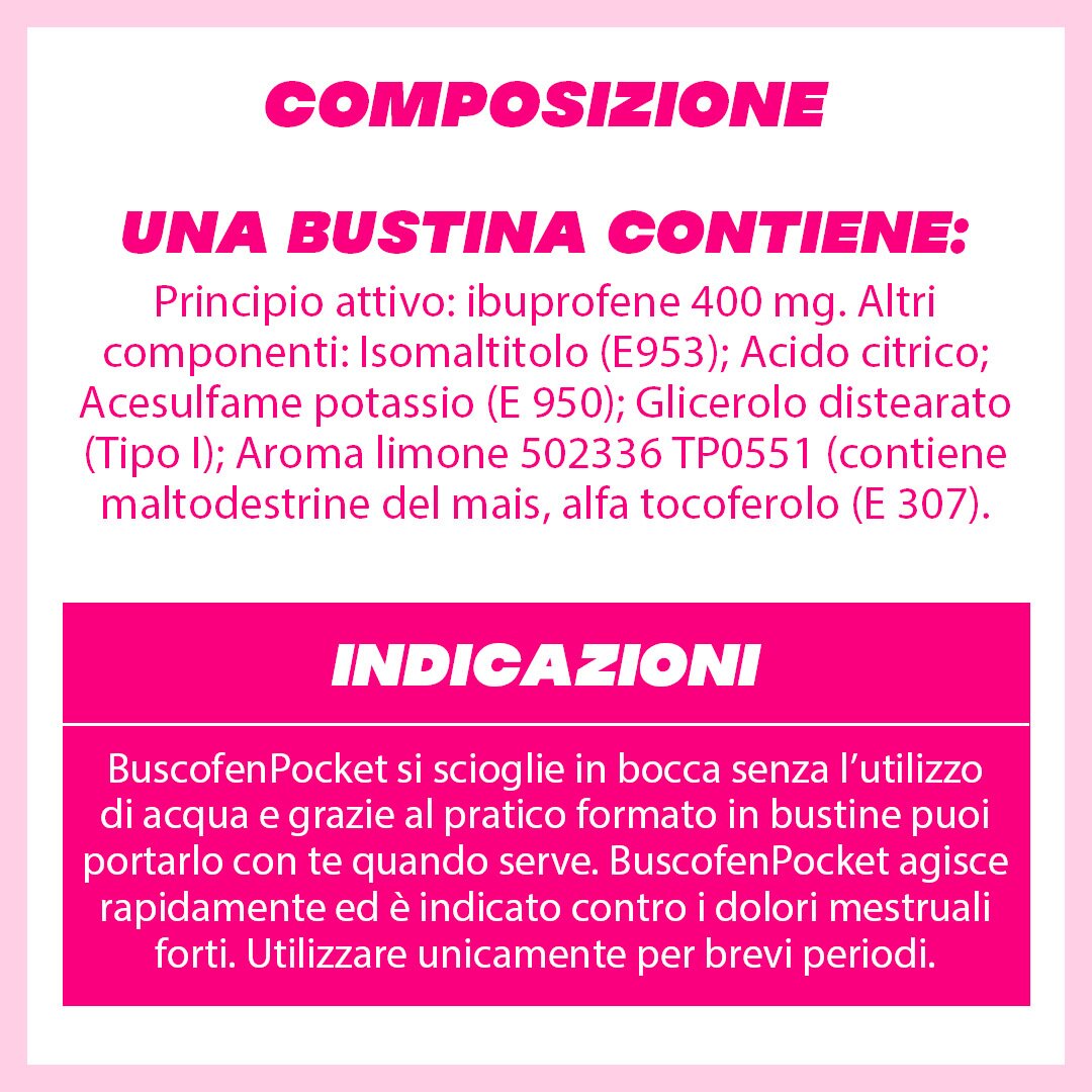 Buscofenpocket 10 Bustine 400 mg