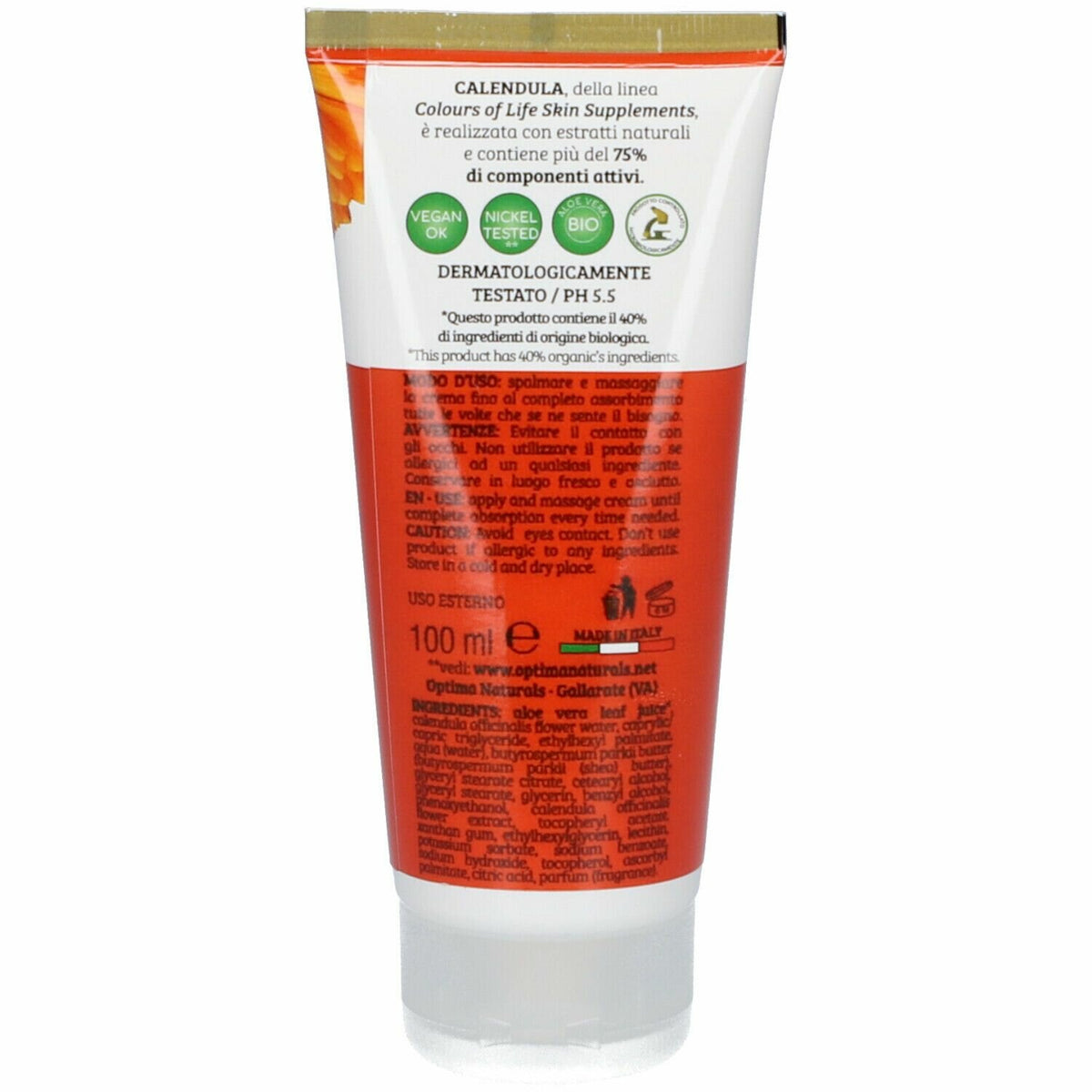 Calendula 100ml crema colours