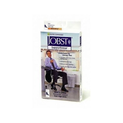 Calza compressiva jobst for men 15-20mmhg gambaletto blu 3