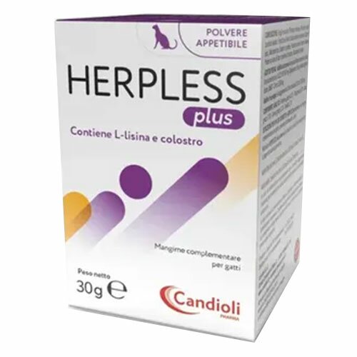  Candioli Herpless Plus Polvere Difese Immunitarie Gatti 30 g