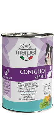 Marpet Aequilibriavet Dog Coniglio Cibo Umido Per Cani Adulti Scatoletta 400g