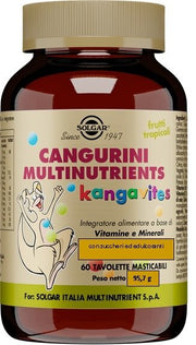 Cangurini multinutrients frutti tropicali 60 tavolette
