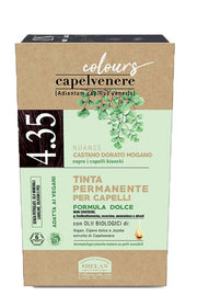 Capelvenere colours tinta capelli 4,35n castano dorato mogano