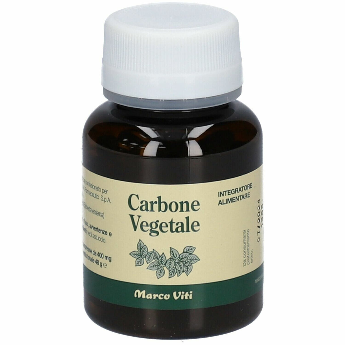 Carbone vegetale marco viti 120 compresse