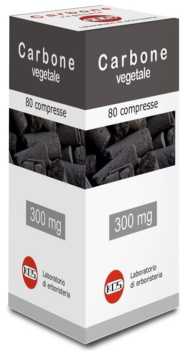 Carbone vegetale 80 compresse