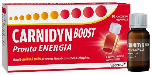 Carnidyn boost pronta energia 10 flaconcini