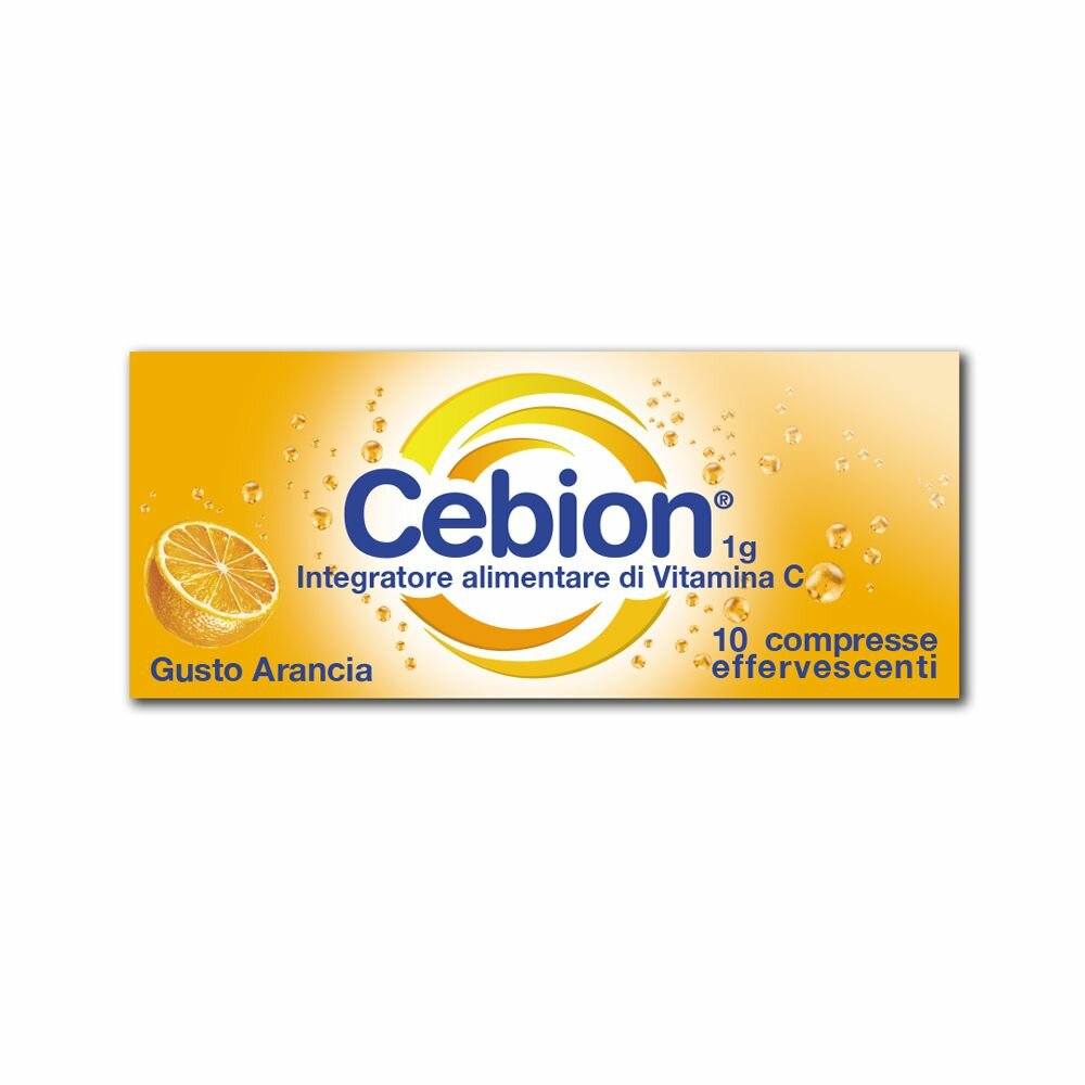 Cebion Effervescente Arancia Integratore Vitamina C 10 Compresse