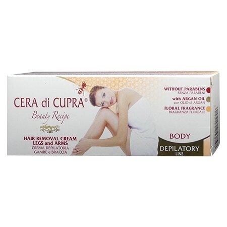 Cera di cupra crema depilatoria gambe braccia 100 ml