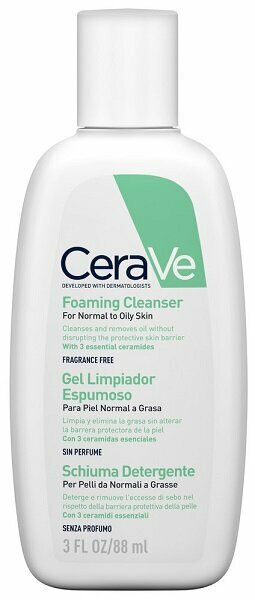 CeraVe Schiuma Detergente Sebonormalizzante Pelle Grassa 88 ml