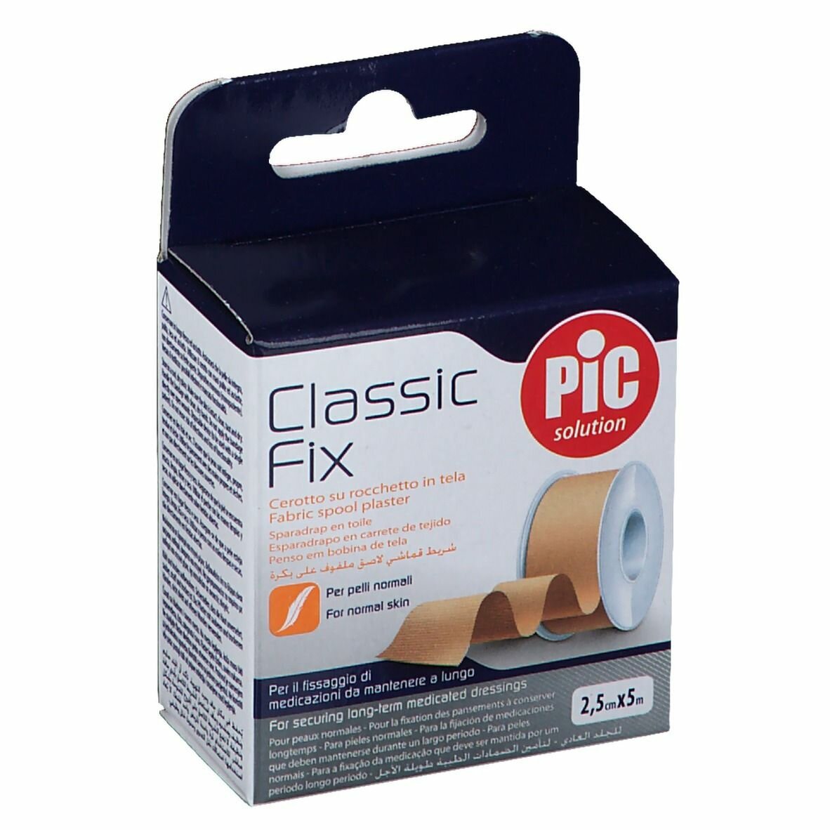 Cerotto in rocchetto pic classic fix tela 2,5x500 cm fustella