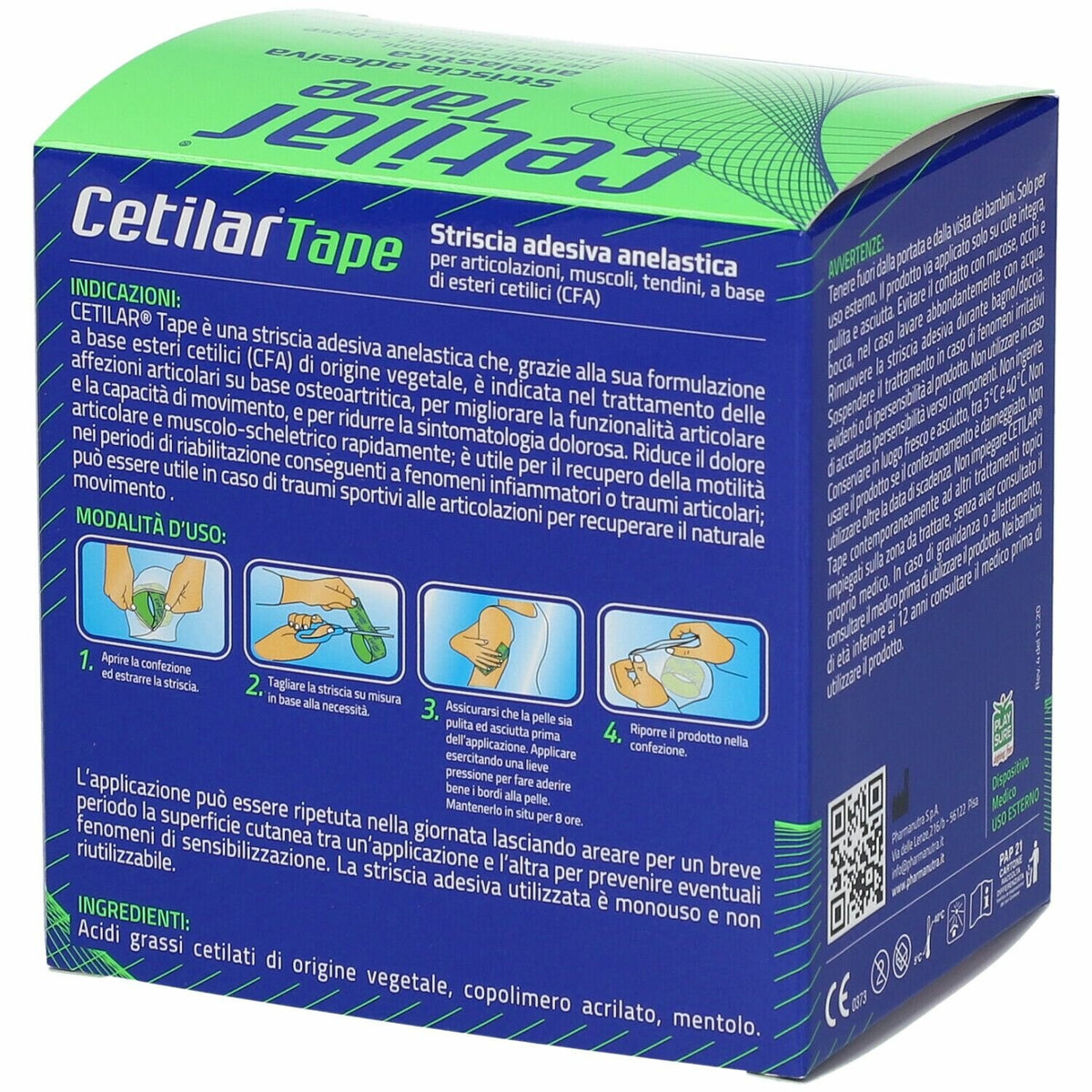 Cetilar tape striscia ades anestetico