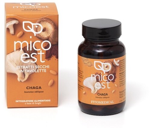 Chaga estratto secco 60 tavolette