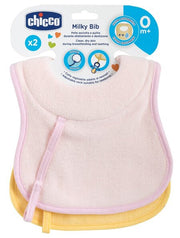Chicco bavagline 0m+ 2 pezzi rosa
