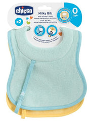 Chicco bavagline 0m+ 2 pezzi azzurro