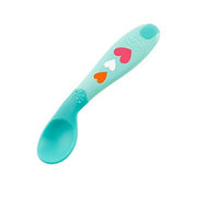 Chicco cucchiaio angolato 8m+ azzurro