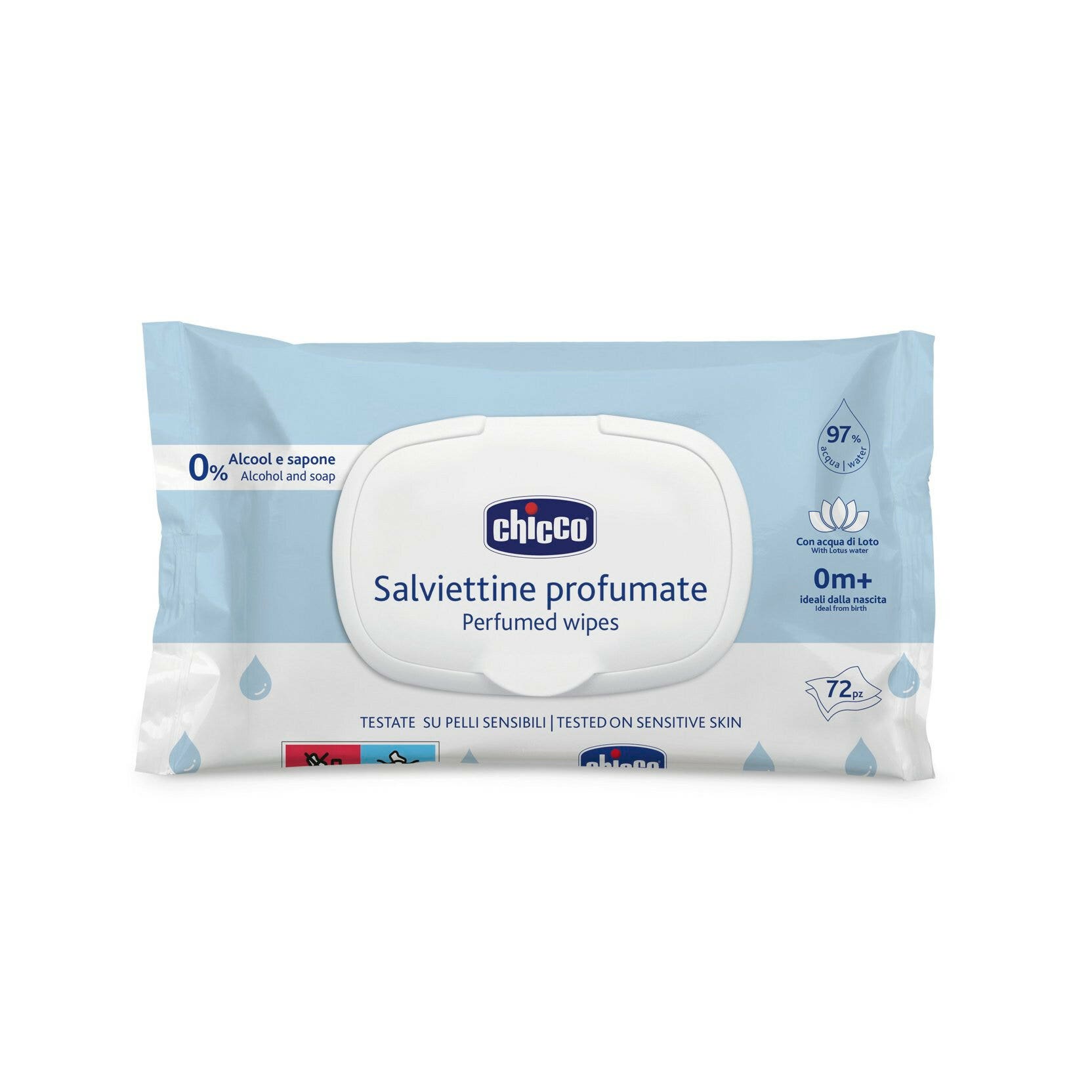 Chicco salviettine profumate 72 pezzi