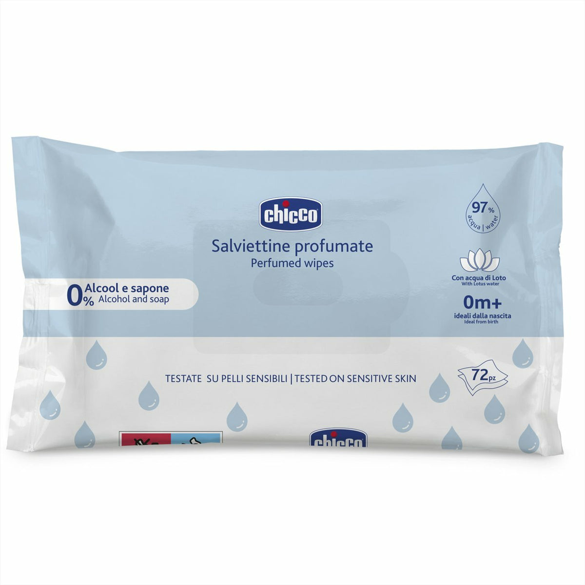 Chicco salviettine profumate 72 pezzi