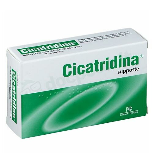 Cicatridina 10 supposte Cicatrizzanti