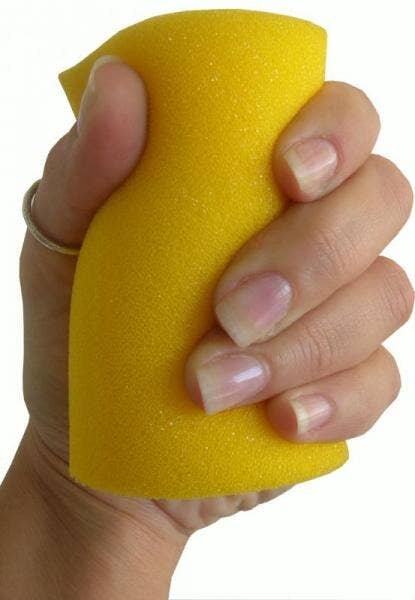 Cilindro antistress giallo scuro
