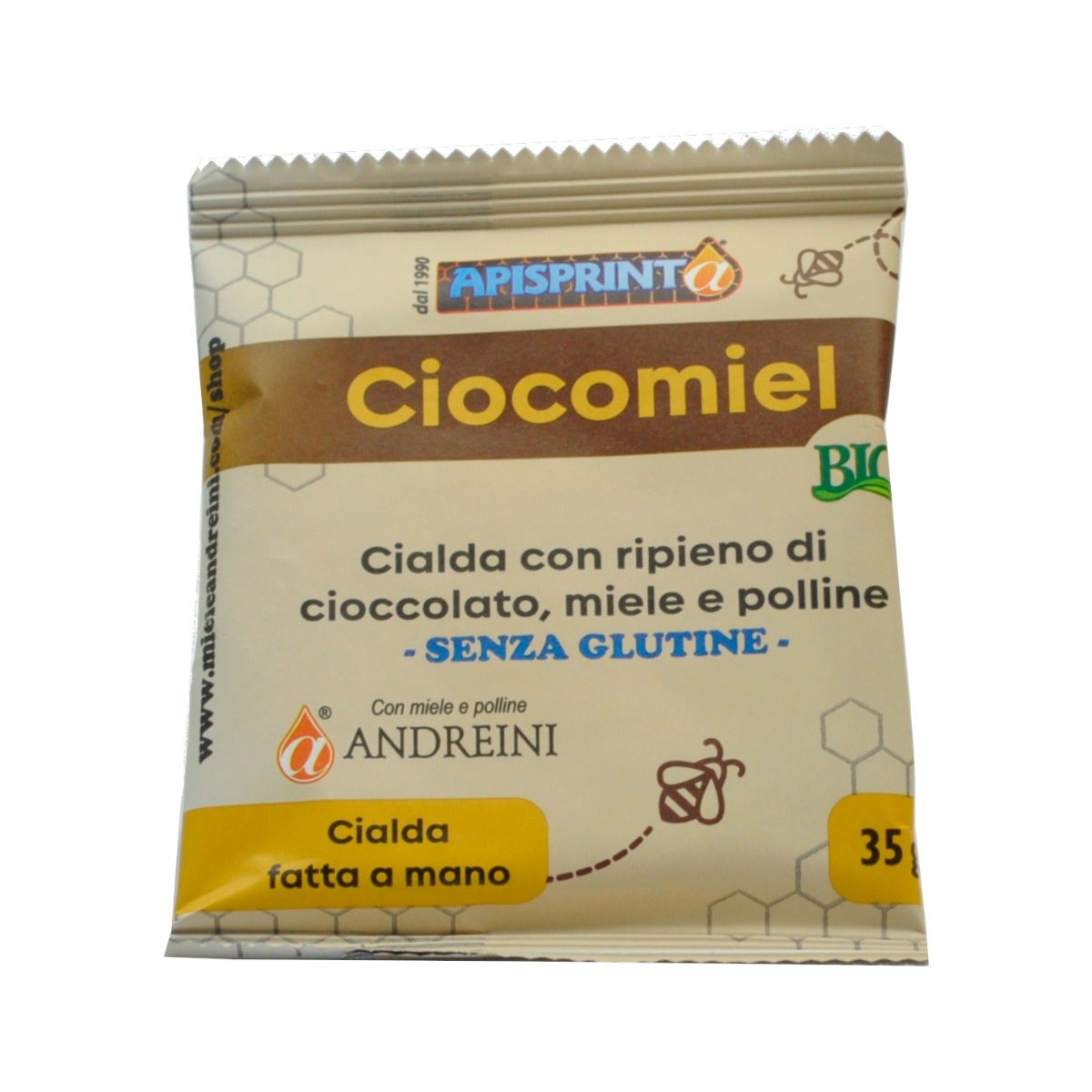 Ciocomiel cialda bio s/g 35g