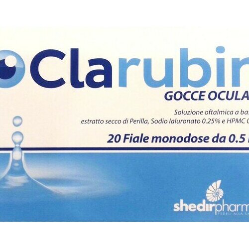 Clarubin gocce oculari 20 fiale monodose
