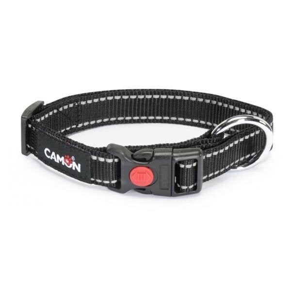 Collare lowtension reflex nero 20 mm x 33/53 cm
