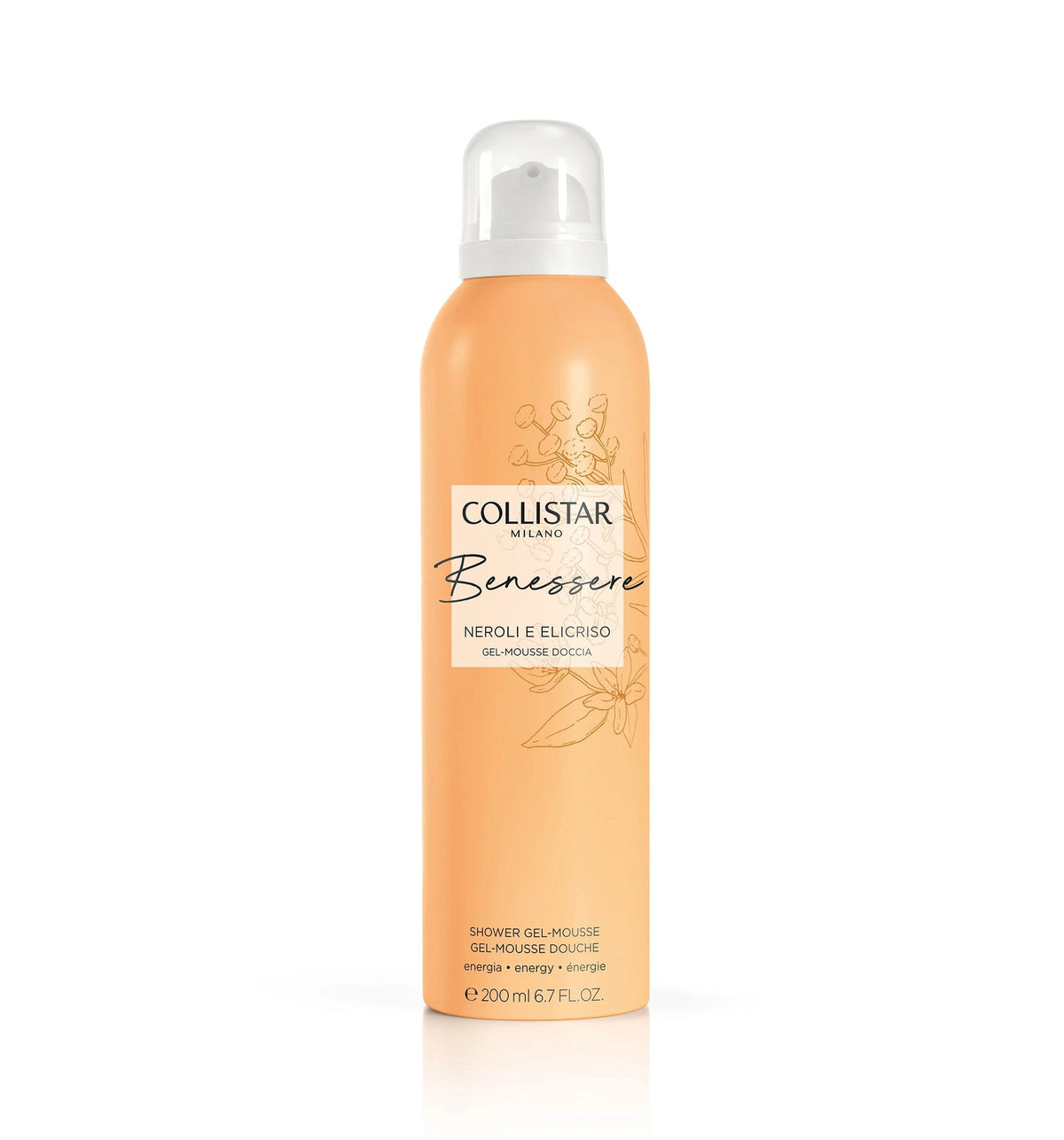 Collistar benessere neroli e elicriso gel-mousse doccia 200ml
